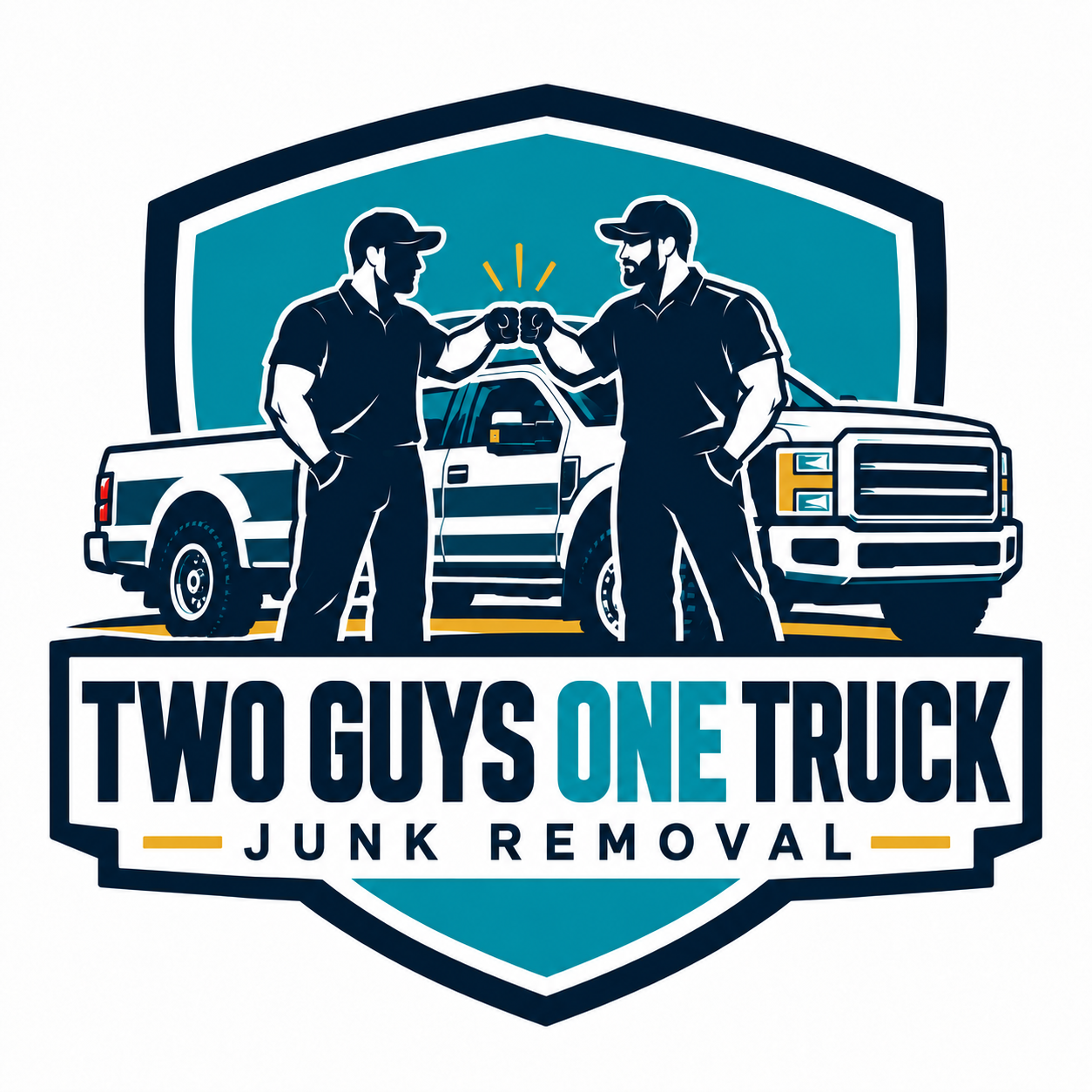 Two Guys One Truck Junk Removal logo